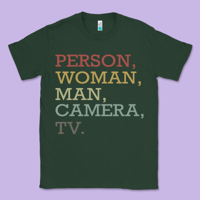 Person Woman Man Camera Tv Classic Tee Designed By Bettercallsaul