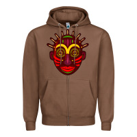 Chestnut african masks 2 Zipper Hoodie - BundleAndBundleShop