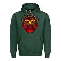 African Masks 2 Zipper Hoodie | Teevron