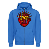 True Royal african masks 2 Zipper Hoodie - BundleAndBundleShop