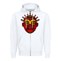White african masks 2 Zipper Hoodie - BundleAndBundleShop