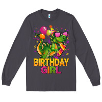 Smoke 1st birthday girl t rex pink Long Sleeve Tee - CowGirlArtShop