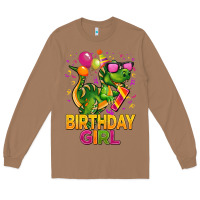 Toasted Coconut 1st birthday girl t rex pink Long Sleeve Tee - CowGirlArtShop
