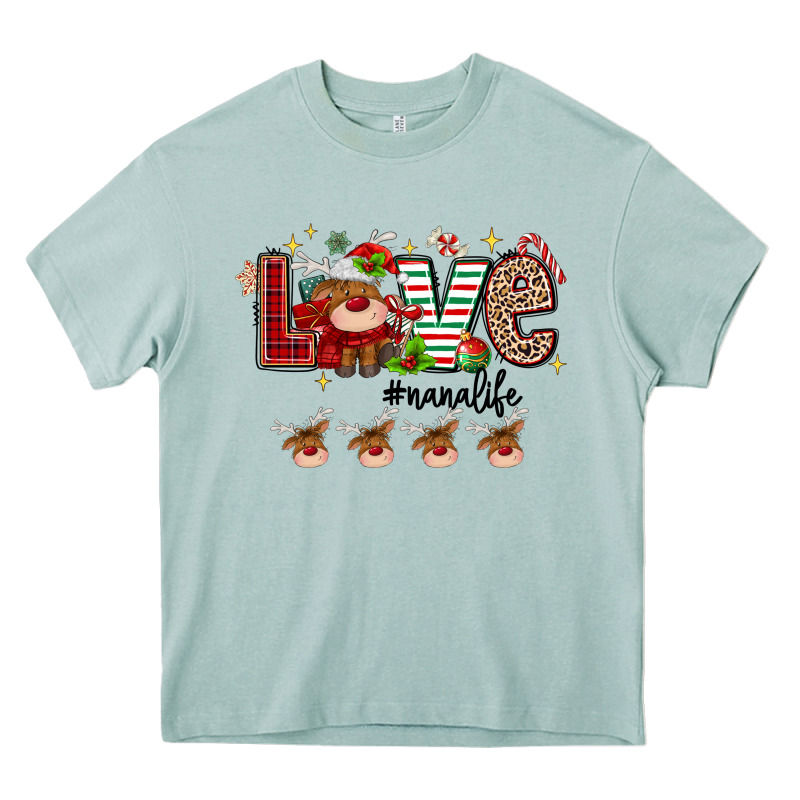 Love Christmas Heavy Core Tee by MaliasSmallBusiness | Teevron