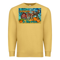 Antique Gold Cutest Pumpkins In The Patch Premium Sweatshirt - LillyAllenDesigns