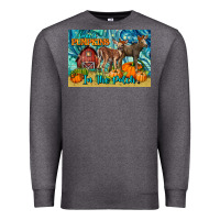 Charcoal Heather Cutest Pumpkins In The Patch Premium Sweatshirt - LillyAllenDesigns