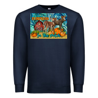 Navy Cutest Pumpkins In The Patch Premium Sweatshirt - LillyAllenDesigns