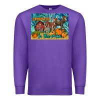 Purple Cutest Pumpkins In The Patch Premium Sweatshirt - LillyAllenDesigns