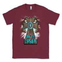 Burgundy cross1 Classic Tee - RanaPortraitStore