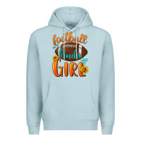 Blue Mist football kinda girl Premium Hoodie - BundleAndBundleShop