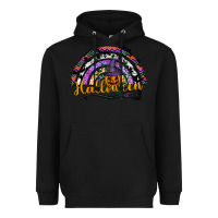Black Halloween Heavyweight Hoodie - SublimationCraftShop