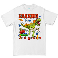 White roaring into 3rd grade Premium Tee - BundleAndBundleShop