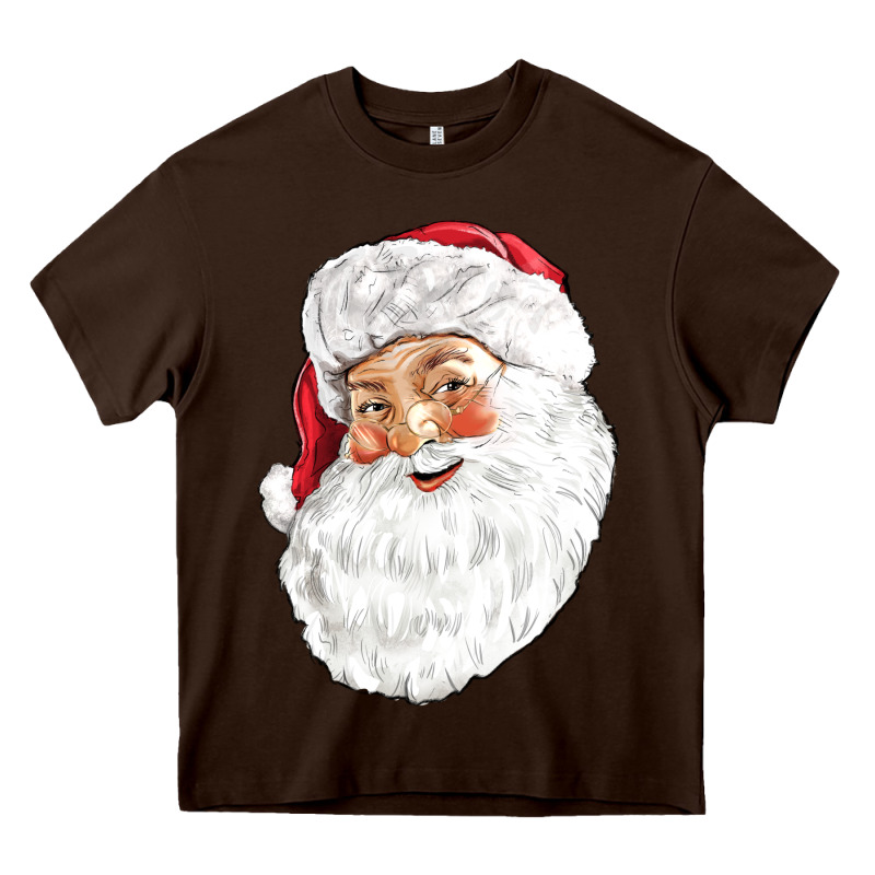 Santa Heavy Core Tee by NancyCooperArtShop | Teevron