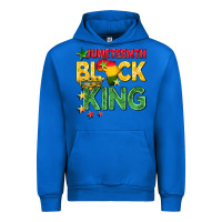 Cobalt juneteenth black king Urban Hoodie - BarkalooDesign