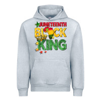 Heather Grey juneteenth black king Urban Hoodie - BarkalooDesign