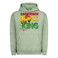 Pigment Oil Green juneteenth black king Urban Hoodie - BarkalooDesign
