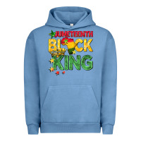 Pigment Pebble Blue juneteenth black king Urban Hoodie - BarkalooDesign