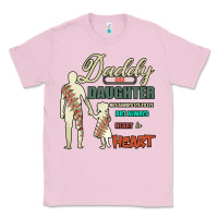 Bubblegum Pink Daddy And Daughter Not Always Eye To Eye But Always Heart To Heart Classic Tee - Bettercallsaul
