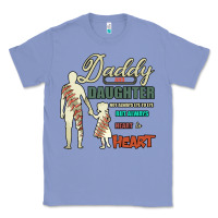 Colony Blue Daddy And Daughter Not Always Eye To Eye But Always Heart To Heart Classic Tee - Bettercallsaul