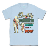 Dusty Blue Daddy And Daughter Not Always Eye To Eye But Always Heart To Heart Classic Tee - Bettercallsaul