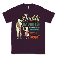 Plum Daddy And Daughter Not Always Eye To Eye But Always Heart To Heart Classic Tee - Bettercallsaul