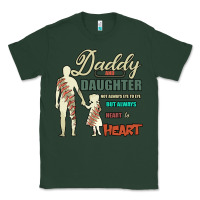 Sports Green Daddy And Daughter Not Always Eye To Eye But Always Heart To Heart Classic Tee - Bettercallsaul
