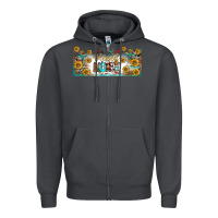 Smoke blessed nurse libbey glass Zipper Hoodie - BundleAndBundleShop