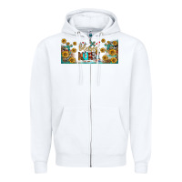 White blessed nurse libbey glass Zipper Hoodie - BundleAndBundleShop