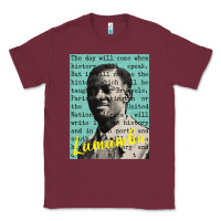 Burgundy patrice lumumba Classic Tee - tuanDangUi