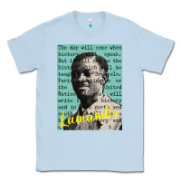 Dusty Blue patrice lumumba Classic Tee - tuanDangUi