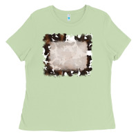Matcha cowhide frames background Ladies Tee - RanaPortraitStore