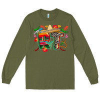 Army Green cinco de mayo rt Long Sleeve Tee - CowGirlArtShop