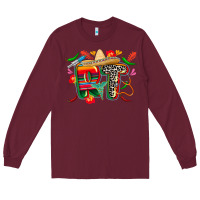 Burgundy cinco de mayo rt Long Sleeve Tee - CowGirlArtShop