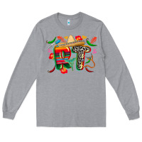 Heather Grey cinco de mayo rt Long Sleeve Tee - CowGirlArtShop