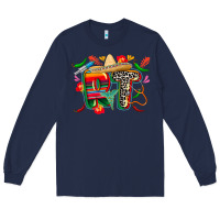 Navy cinco de mayo rt Long Sleeve Tee - CowGirlArtShop