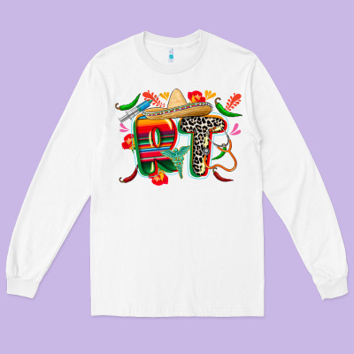 Cinco De Mayo Rt Long Sleeve Tee Designed By Cowgirlartshop