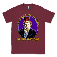 Burgundy good day sir  wonka Classic Tee - tuanDangUi