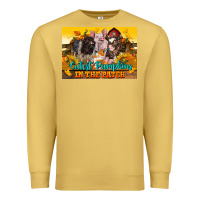 Antique Gold Cutest Pumpkin In The Patch Pig Premium Sweatshirt - LillyAllenDesigns