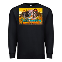 Black Cutest Pumpkin In The Patch Pig Premium Sweatshirt - LillyAllenDesigns