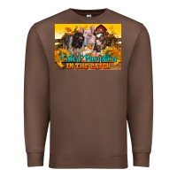 Chestnut Cutest Pumpkin In The Patch Pig Premium Sweatshirt - LillyAllenDesigns