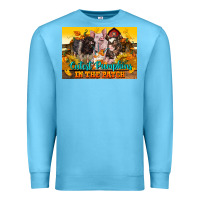 Ocean Blue Cutest Pumpkin In The Patch Pig Premium Sweatshirt - LillyAllenDesigns