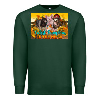 Sports Green Cutest Pumpkin In The Patch Pig Premium Sweatshirt - LillyAllenDesigns