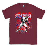 Burgundy bruce smith Classic Tee - tuanDangUi