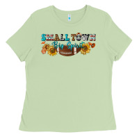 Matcha small town big spirit Ladies Tee - BundleAndBundleShop