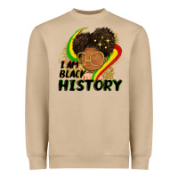 Mushroom I am black history Heavyweight Sweatshirt - FaDigitalArtStudio