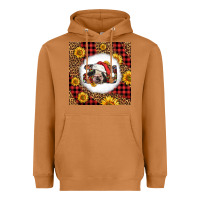 Meerkat joy christmas cow Heavyweight Hoodie - LillyAllenDesigns
