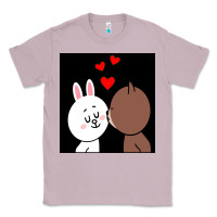Lilac brown bear cony bunny rabbit the kiss Classic Tee - tuanDangUi