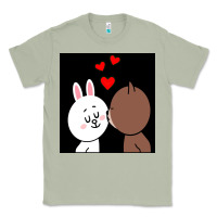 Matcha brown bear cony bunny rabbit the kiss Classic Tee - tuanDangUi