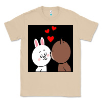 Brown Bear Cony Bunny Rabbit The Kiss Classic Tee | Teevron