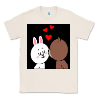 Natural brown bear cony bunny rabbit the kiss Classic Tee - tuanDangUi
